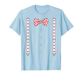 Hearts Bow Tie & Suspenders Valentine’s Day Costume T-Shirt