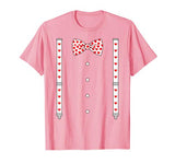 Hearts Bow Tie & Suspenders Valentine’s Day Costume T-Shirt