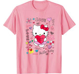 Hello Kitty Love Notes Valentine Tee Shirt