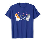 I Love My Cat T-Shirt Cats Lovers Couple Valentines Day Tee