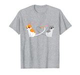 I Love My Cat T-Shirt Cats Lovers Couple Valentines Day Tee