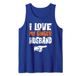 I Love My Ginger Husband Matching Couple Valentine Tank Top