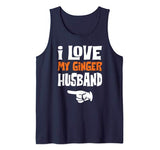I Love My Ginger Husband Matching Couple Valentine Tank Top
