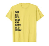 I Love You Funny Valentines Day Military Gift T-Shirt