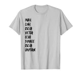 I Love You Funny Valentines Day Military Gift T-Shirt