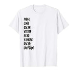 I Love You Funny Valentines Day Military Gift T-Shirt