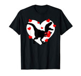 I Steal Hearts Loveasaurus T-rex Dinosaur Fans T-Shirt