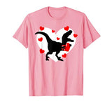 I Steal Hearts Loveasaurus T-rex Dinosaur Fans T-Shirt