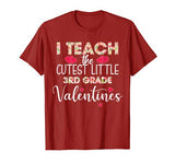 I Teach the Cutest Little 3rd Grade Valentines Day Costume T-Shirt