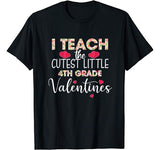 I Teach the Cutest Little 4th Grade Valentines Day Costume T-Shirt