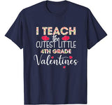 I Teach the Cutest Little 4th Grade Valentines Day Costume T-Shirt