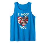 I Woof You French Bulldog Frenchie Valentines Day Shirt Tank Top
