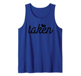 I’m Taken Boyfriend Girlfriend Couples Gifts Valentine’s Day Tank Top