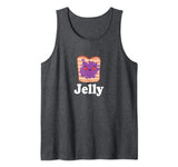 Jelly & Peanut Butter Shirt For Valentine Matching Couples Tank Top