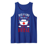 Just A Girl Who Loves Being A Nurse – Nurse Valentines Day Tank Top
