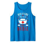 Just A Girl Who Loves Being A Nurse – Nurse Valentines Day Tank Top