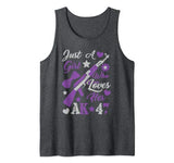 Just A Girl Who Loves Her AK-47 – Gun Girl Valentine Tank Top