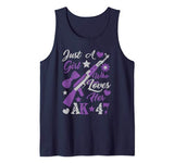 Just A Girl Who Loves Her AK-47 – Gun Girl Valentine Tank Top