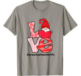 LOVE PRESCHOOL TEACHER LIFE Valentine Day Lover Gift T-Shirt