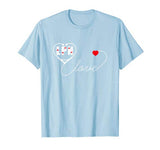 LPN Licensed Practical Nurse Stethoscope Valentines Day Gift T-Shirt