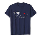 LPN Licensed Practical Nurse Stethoscope Valentines Day Gift T-Shirt