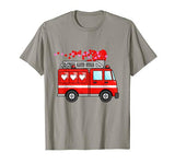 Loads Of Love FireTruck Valentines Day Firefighter For Kids T-Shirt
