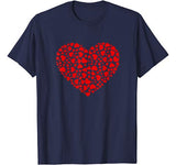 Lots Of Hearts Valentine’s Day Boys Girls Kids T-Shirt