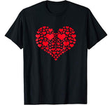 Lots Of Hearts Valentines Day T-Shirt