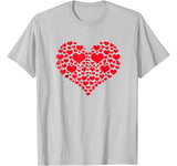 Lots Of Hearts Valentines Day T-Shirt