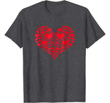 Lots Of Hearts Valentines Day T-Shirt