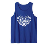 Love Chickens Heart Valentine’s Day Gift For Chickens Lovers Tank Top