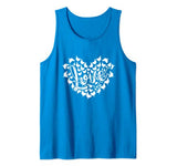 Love Chickens Heart Valentine’s Day Gift For Chickens Lovers Tank Top