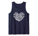 Love Chickens Heart Valentine’s Day Gift For Chickens Lovers Tank Top