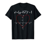 Love Heart Equation Math Graphic Valentine’s Day T-Shirt