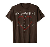 Love Heart Equation Math Graphic Valentine’s Day T-Shirt