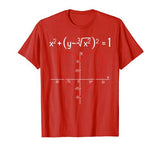 Love Heart Equation Math Graphic Valentine’s Day T-Shirt