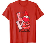 Love LOVE TEACHER LIFE Valentine Day Lover Gift T-Shirt