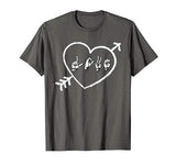 Love Sign Language Cupid Arrow Heart ASL Valentines Day T-Shirt
