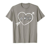 Love Sign Language Cupid Arrow Heart ASL Valentines Day T-Shirt