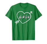 Love Sign Language Cupid Arrow Heart ASL Valentines Day T-Shirt