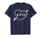 Love Sign Language Cupid Arrow Heart ASL Valentines Day T-Shirt