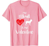 MY PITBULL IS MY VALENTINE SHIRT  Valentines Day Dog Gift