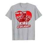 Marvel Black Panther King Valentine’s Day Heart T-Shirt