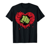 Marvel Hulk Smash Heart Valentine’s Day T-Shirt