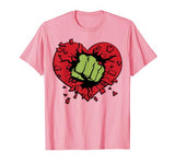 Marvel Hulk Smash Heart Valentine’s Day T-Shirt