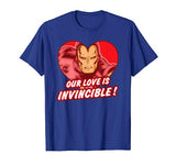 Marvel Iron Man Love is Invincible Valentine’s Day T-shirt