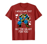 Marvel Thanos Half The Galaxy Valentine Graphic T-Shirt