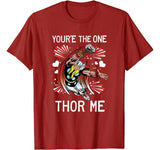 Marvel Thor You’re The One Thor Me Valentine Graphic T-Shirt