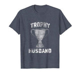 Mens Cool Vintage Style Trophy Husband Spouse T-Shirt Valentines