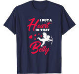 Mens Matching Valentine’s Day Pregnancy Announcement Dad T-shirt
